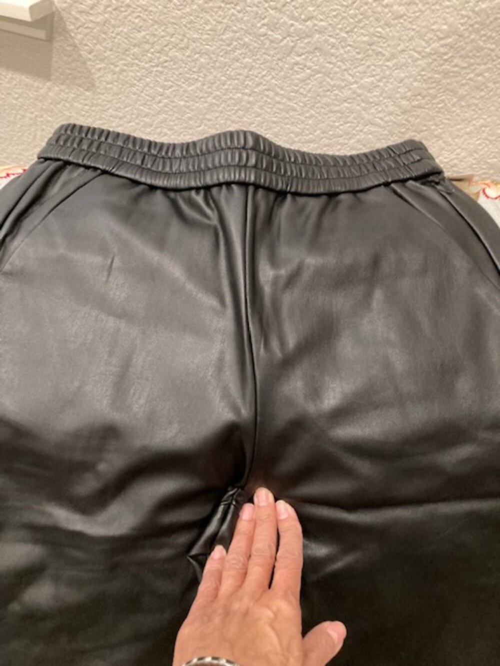 HALOGEN Faux Leather Black Pants - NEVER WORN - TAGS STILL ON